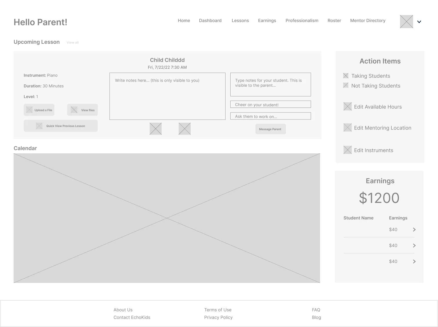 Iteration V1 Screen