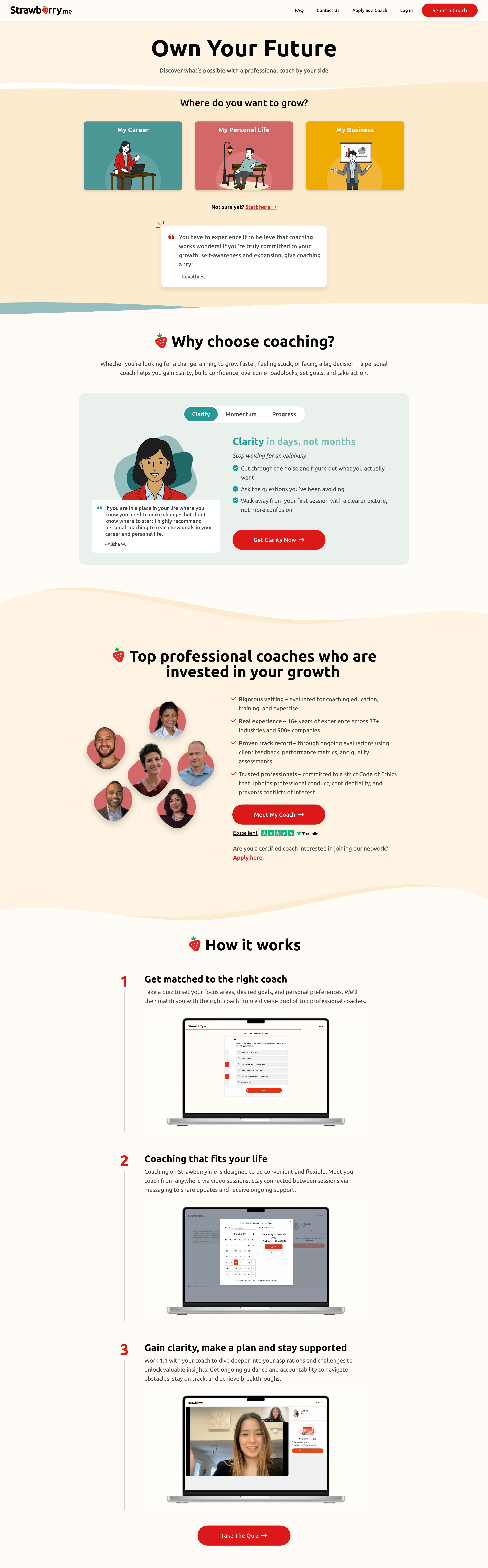Strawberry.me Homepage V2